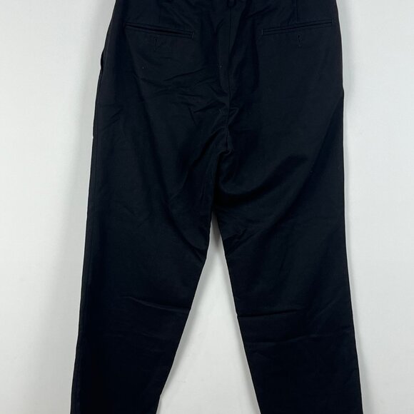 Dockers Chino Pants Size 32 Black Inseam 30in Rise 11in Slash Pockets Zip Button - Picture 6 of 9